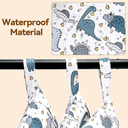 Wet Bag, 3 Pack Waterproof Wet Bags for Travel and Gym - Smell Proof Travel Essentials for Women, Dry Bags for Toiletries, Vacation Laundry, and Diaper Bag Storage.