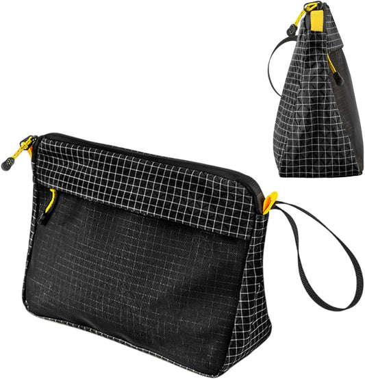 Toiletry Bag, Waterproof Travel Organizer, Large Capacity Cosmetic Pouch, Portable Makeup Storage Case, Multi-Compartment Hygiene Kit for Home, Office, Outdoor, Black///White, Refer to Description,