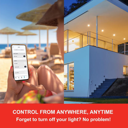 Sengled Smart Recessed Lighting, 5/6 inch, S1 Auto Pairing with Alexa Devices, Led Lights, Smart Can Lights Retrofit Work with Alexa, Smart LED Downlight, ‎Warm Light Bulbs, Conversion Kit, 1-Pack