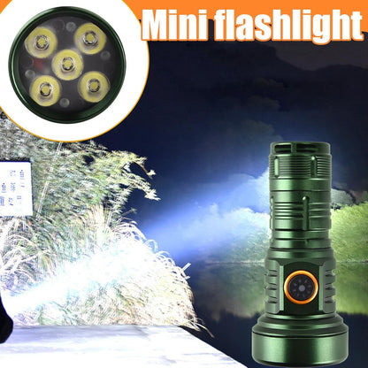 Generico Flashlight Keychains, Ultra Bright Light, 5 Mode LED Torch, Pocket Key Light, Outdoor Tool for Camping, Hiking, Walking, Backpacking, Travel, Gear 1.57x0.98x3.54 inches