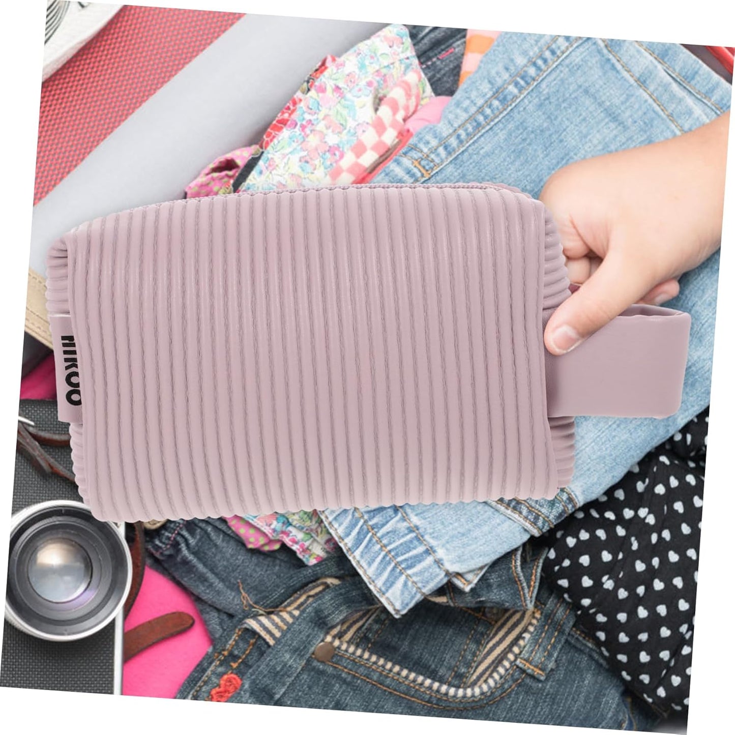 Cosmetic Bag Hand Makeup Bag Make Up Bag Bags Capacity Makeup Bag Make Up Bag Make up Bag Toiletry Bag Tote Bag for Makeup Accessory Pink Leather, pink, modern