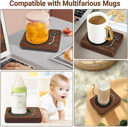 CEROBEAR Coffee Mug Warmer, Mug Warmer for Desk 3 Temperature Control 131 degree Fahrenheit /149 degree Fahrenheit /170 degree Fahrenheit , Smart Mug Warmer with Auto Shut Off for Coffee Milk Tea Beverage
