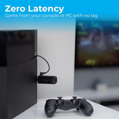 Nyrius Aries Pro Wireless HDMI Transmitter and Receiver to Stream HD 1080p 3D Video from Laptop, PC, Cable, Netflix, YouTube, PS4, Drones, Pro Camera, to HDTV/Projector/Monitor (NPCS600)