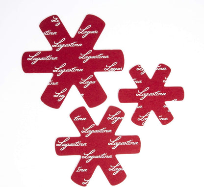 Lagostina 5pc Cookware Protectors (L800200205), red, small