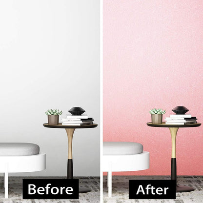 Livelynine 40CMX5M Pink Wall Sticker Children's Bedroom Wallpaper Roll Paper Roll Modern Wall Cards for Children Furniture Girl Wall Decoration