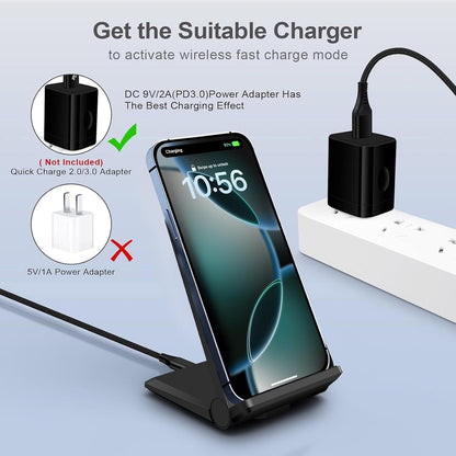 Wireless Charger for iPhone Galaxy Pixel Wireless Charging Stand for iPhone 16 15 14 13 12 11 Series,Samsung Galaxy S24 S23 S21 S20 Ultra Plus Note 20 Galaxy Buds 3 Pro,Pixel 9 8 7 Pro Pixel Buds