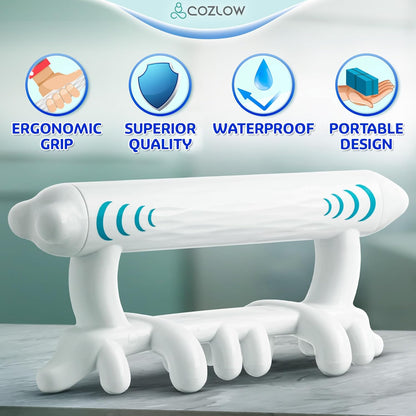 Cozlow - Fascia Massage Tool for Trigger Point Pain Relief - Myofascial Release Massager for Reduced Cellulite Appearance & Tight Muscle Knots - Deep Tissue Massage Nodes for Neck, Shoulder & Legs