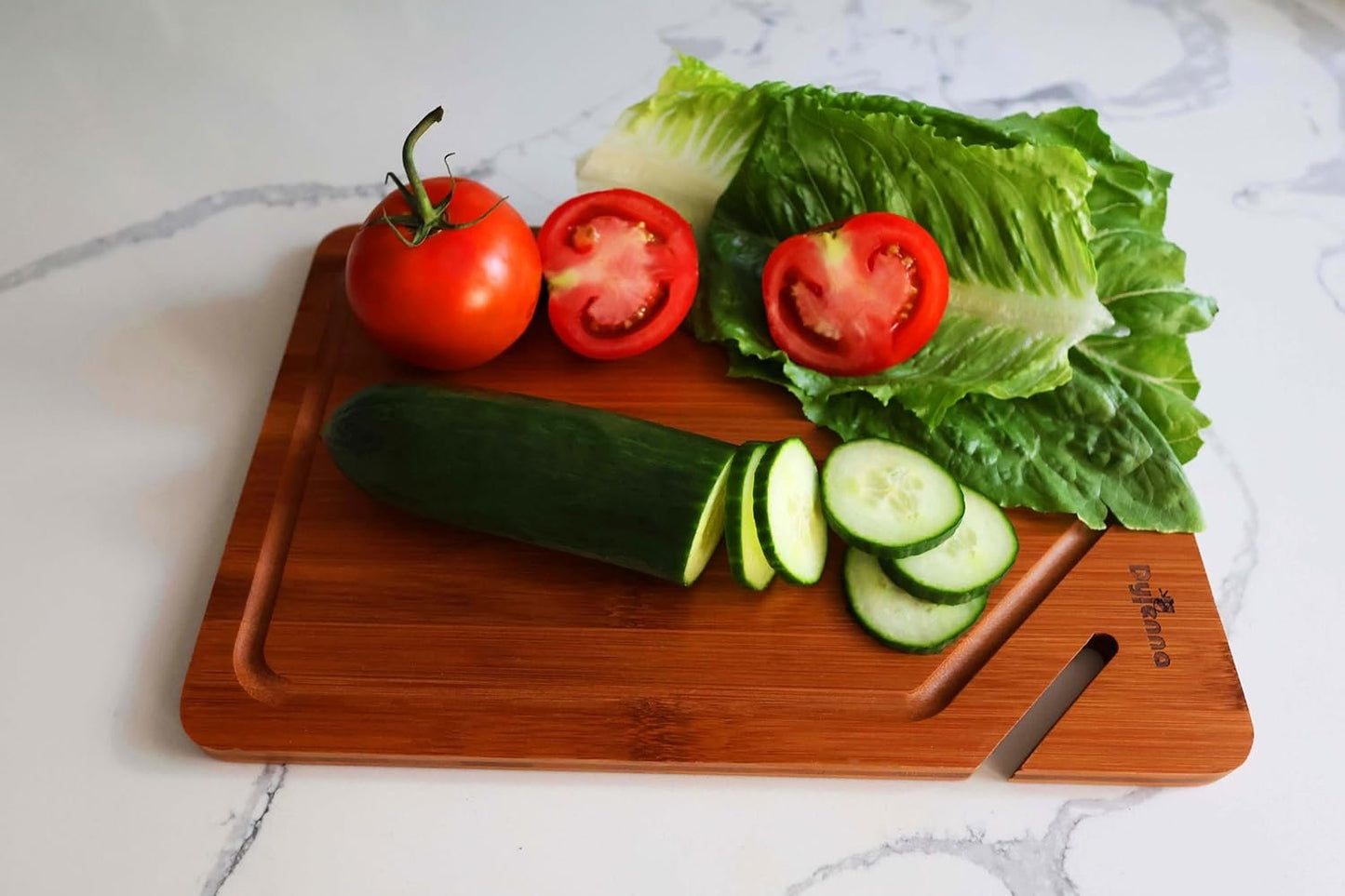 Bamboo Cutting Board Set by Dytenna – Premium Organic Bamboo Chopping Boards for Kitchen – Eco-Friendly & Durable Culinary Essentials – Includes 3 Sizes for Versatile Meal Prep