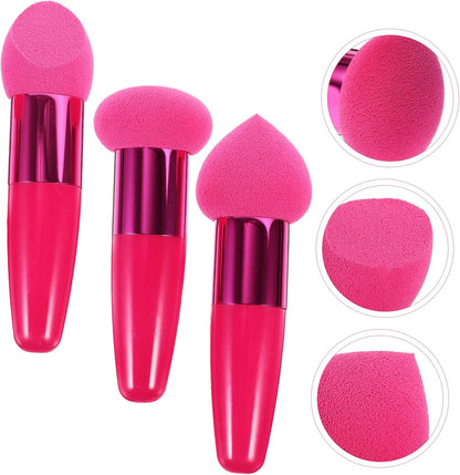 NULYLU Spugne Per Trucco Set Di 3 Pezzi Di Spugne Per Fondotinta Spugnette Per Make Up Accessori Per Trucco Femminile