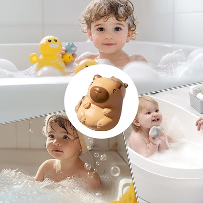 Bathtub Toys, Floating Capybara Figures, Interactive Animal Set, Child-Mother Water Play Toy, Cute Tub Accessory for Kids, Shower, Pool, Beach, Outdoor Fun, 4.72x6.89x3.15 Inches