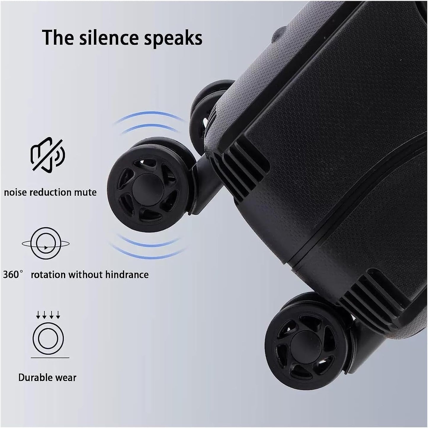 Suitcases Suitcases with Wheels Large Capacity Storage Luggage Security TSA Combination Lock Carry On Luggage Lightweight Suitcase Travel(Color:Jasper,Size:20 inc)