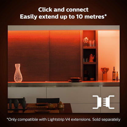 Philips Hue LightStrip Plus Dimmable LED Smart Light - Two Metre Base Kit (Compatible with Bluetooth)