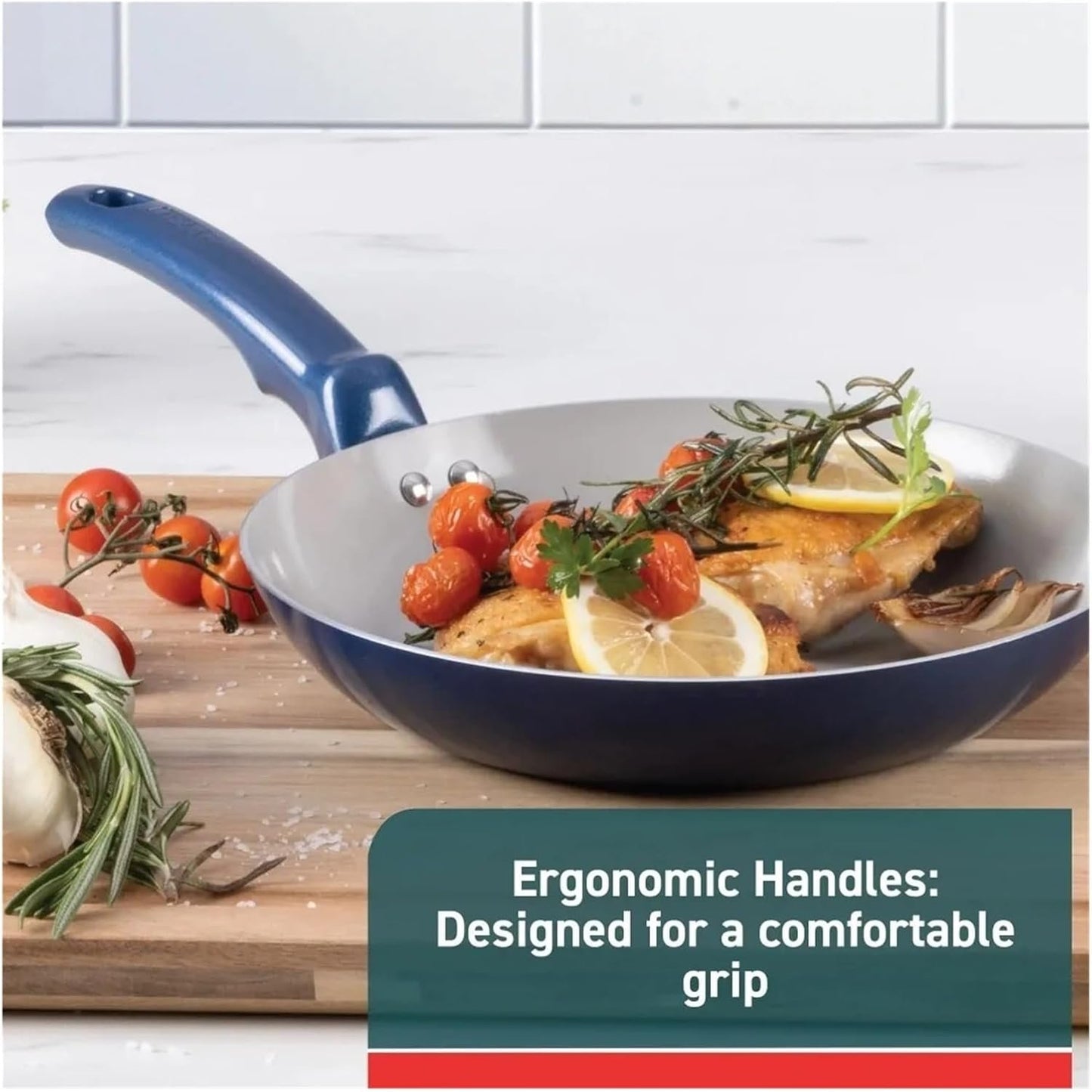 UWSKLAOJDF 14-Piece Ceramic Non-Stick Cookware Set, Non Stick Pot Set Cooking Food Kitchen cookware Set Kitchen