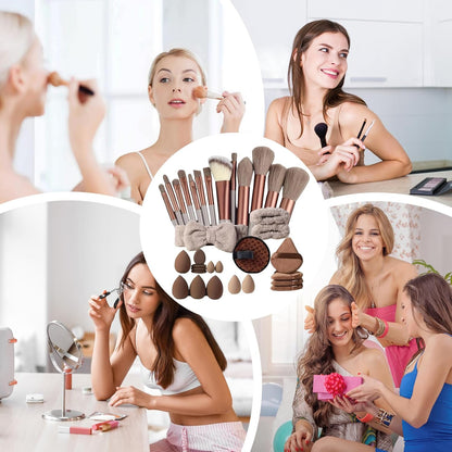 Makeup Tools, kit di makeup, kit di cosmetici, strumenti professionali di bellezza, accessori da viaggio, portatile compatto, versatile, ideale per donne e ragazze, cosmetici