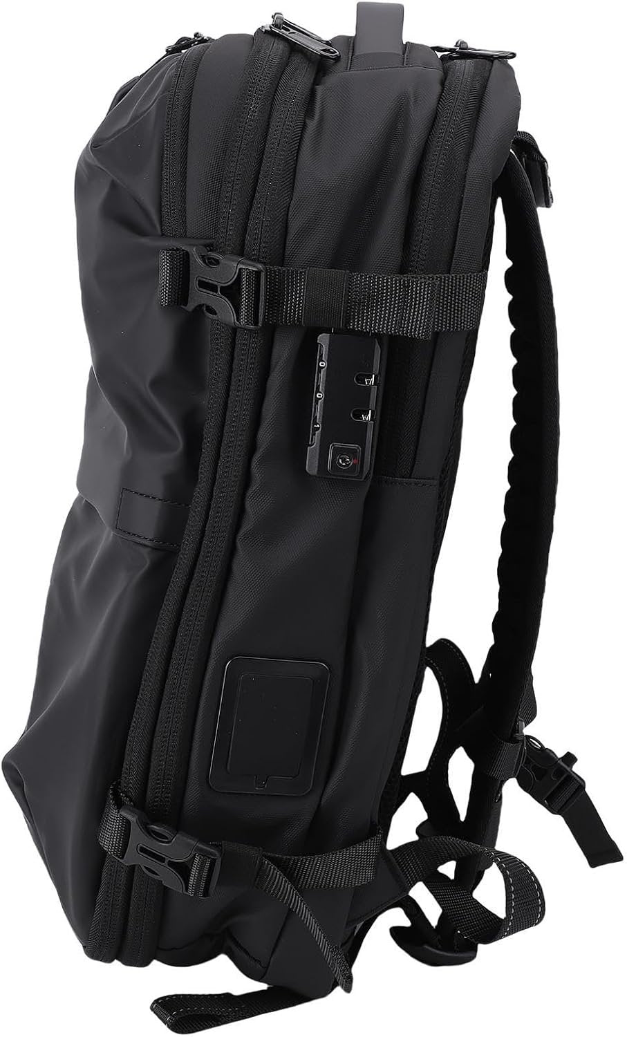 Vacuum Compression Backpack, 25L-30L-60L Expandable Backpack with Vacuum Seal, Water Proof Double Shoulder Travel Bag, Security Lock for Business Laptop, USB Charging Port