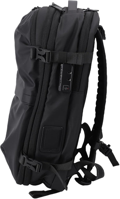 Vacuum Compression Backpack, 25L-30L-60L Expandable Backpack with Vacuum Seal, Water Proof Double Shoulder Travel Bag, Security Lock for Business Laptop, USB Charging Port