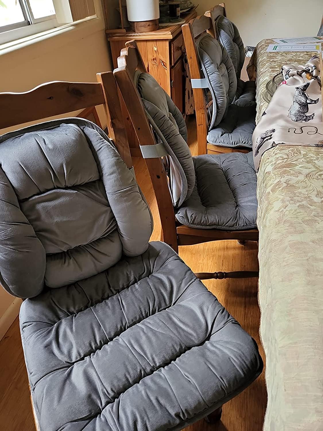 Low Back Pain Relief Large Size Recliner Lumbar Support and Nonslip Recliner Chair Seat Pads Cushion Back Rest Lumbar Cushion Pillow for Office,Dinning Desk Chair,Car,Truck Seats-Coffee