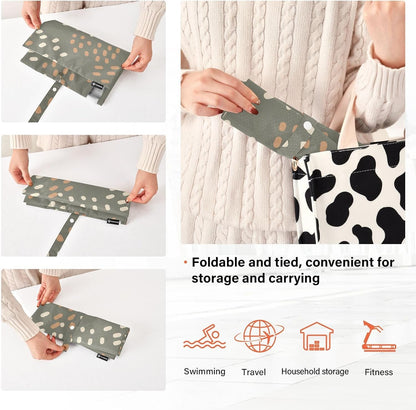 3 Piecing Packing Travel Bag Happy Thanksgiving Autumn Retro Waterproof Organizer Closet Storage Compression Bags Office Storage & Organization