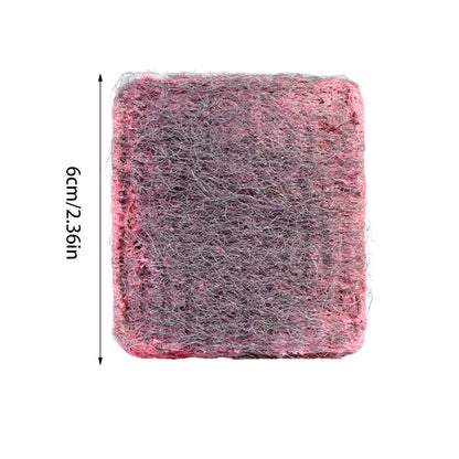 Steel Wire Soap Pad, 10 Pieces Metal Soap Pads, Household Sponges, 2.36 inches Kitchen Dishwashing Supplies, for Washing Pans, Ovens, and Everyday Cleaning Accessories