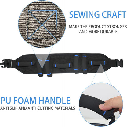 Leetye Mei Gait Belts Transfer Belt for Seniors with 7 Handles, Gate Belt for Elderly Lift Belts Quick Release Buckle, Medical Nursing Safety Belt Patient Assist - Bariatric, Elderly, Physical Therapy