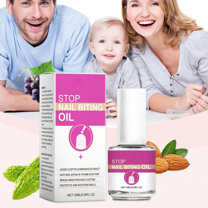 Stop Nail Biting Kids - Anti Nail Biting Nail Oil | Nail Care, Safe & Effective Solution for Nail Biting Prevention, No Bite Nail Polish