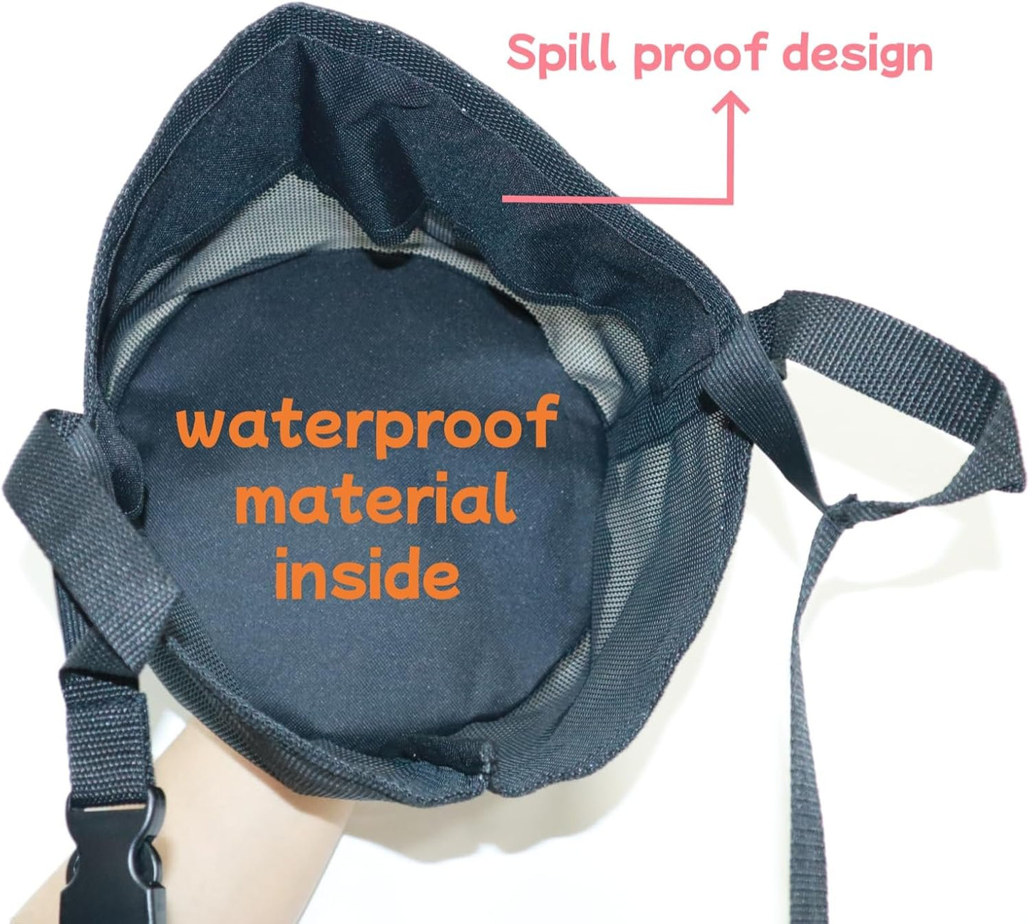 Nuburbur Horse Feed Bag for Grain, Medium, Heavy Duty Durable Mesh Horse Feeder with Adjustable Strap, Comfortable Neck, Reinforced Waterproof Bottom Horse Muzzle Feed Bag