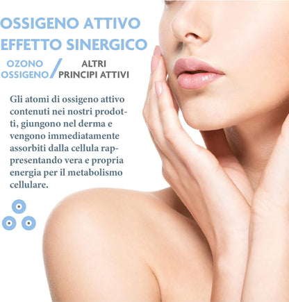 Oxygen Revolution Oxygen-Ozone Nourishing Anti-Aging Cream with Hyaluronic Acid and Collagen, Anti-Wrinkles, Rich in Active Ingredients, Deep Penetration into the Skin, 15 ml