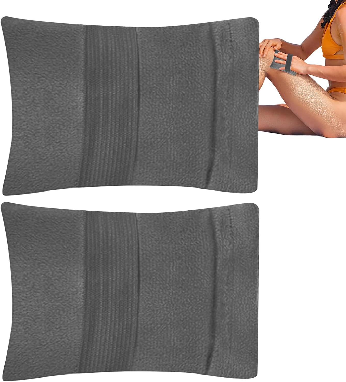 Beach Sand Removal Mitt, Reusable Outdoor Cleaning Tool, Portable Sand Remover Vacation, Family Outing, Quick Drying, Set di 2, Ideal for Beach Trips, Camping, Travel
