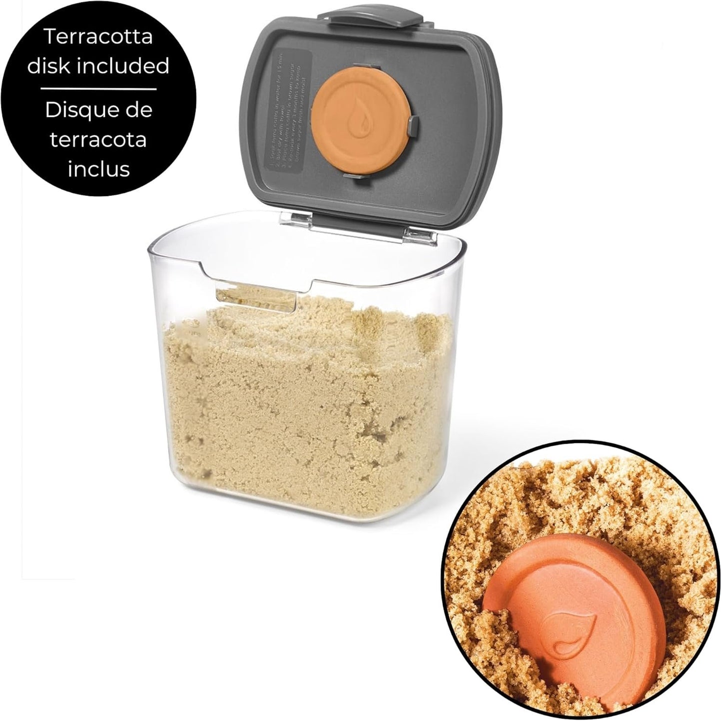 Starfrit PROKEEPER 7-pc Set - Brown Sugar, Coffee, Sugar, Flour Containers with accessories