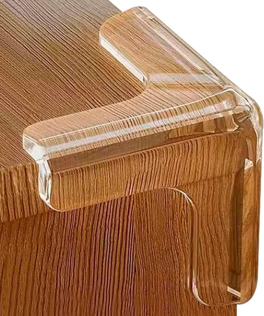 Meikurs 12 Pcs Clear Airbag T-Shaped Corner Protectors, Transparent Furniture Safety Guards for Everyday Protection, Strong Adhesive