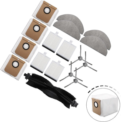 Cleaning Essentials Hoover HG4 and Hydro Pro Mop Filter and Mop Cloth Set Includes Side Brushes and Dust Bags