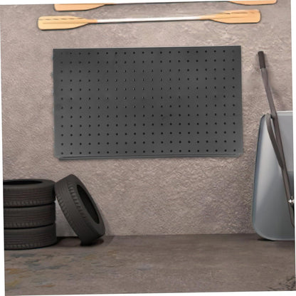 TEHAUX Pegboard Panel Storage System for Garage Workbench Sturdy Utility Organizer Wall Mounted Tool Display Durable Resistant for Efficient Workspace Organization