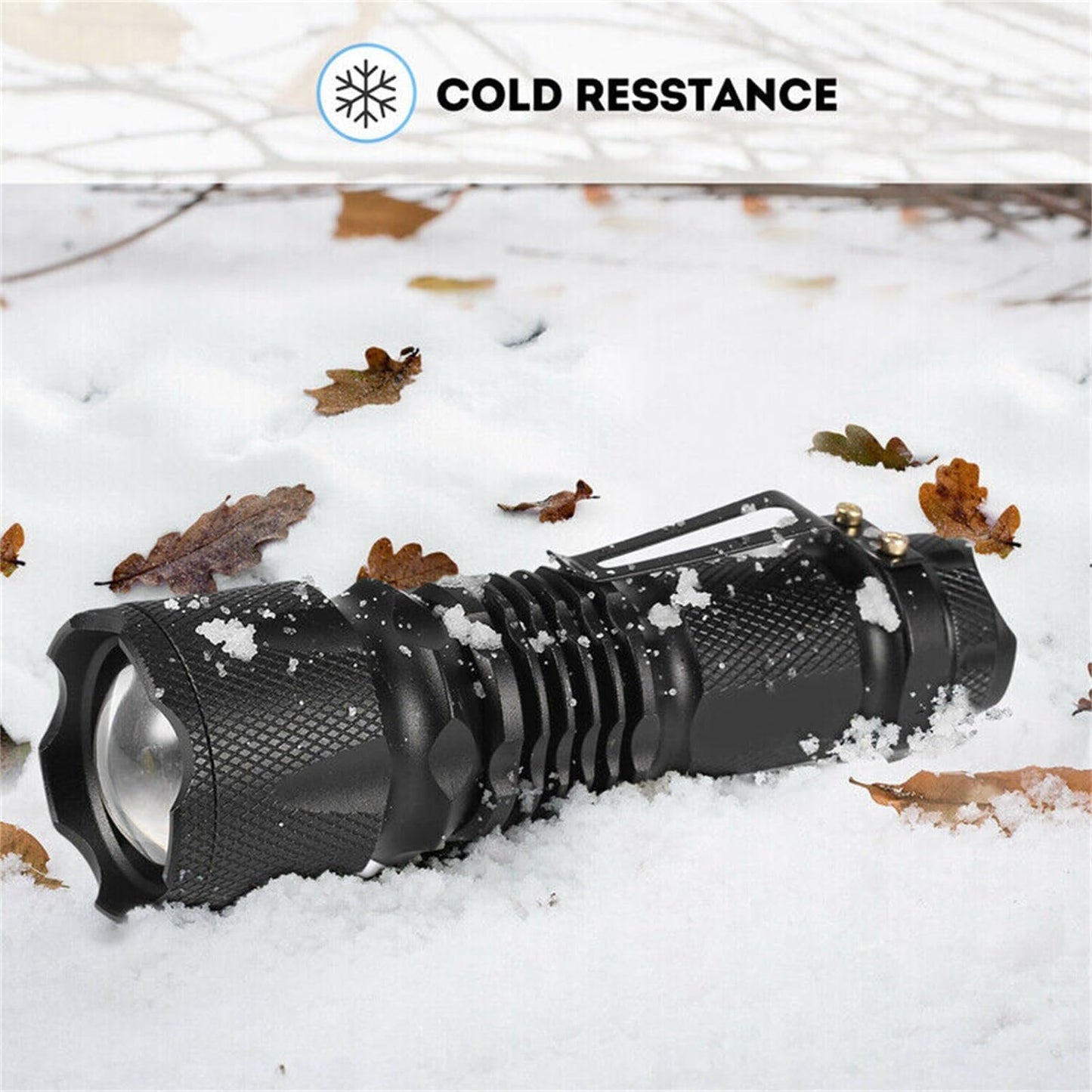 Leona Co High Lumens Flashlight, USB Rechargeable 90000 Lumen Led Flashlights, Super Bright Flash Light, Powerful Handheld Tactical Torch for Emergencies Camping Hiking with Carry Box