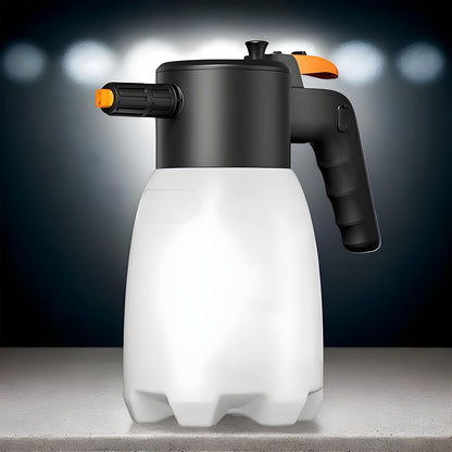 Electric Foam Sprayer, Car Detailing Tool, 4.92 x 9.65 x 4.88 inches, Cleaning Equipment, 1.8L Water Tank, Rechargeable Nozzle, 5 V Charging Port, Compact Size, for Maintenance Solution