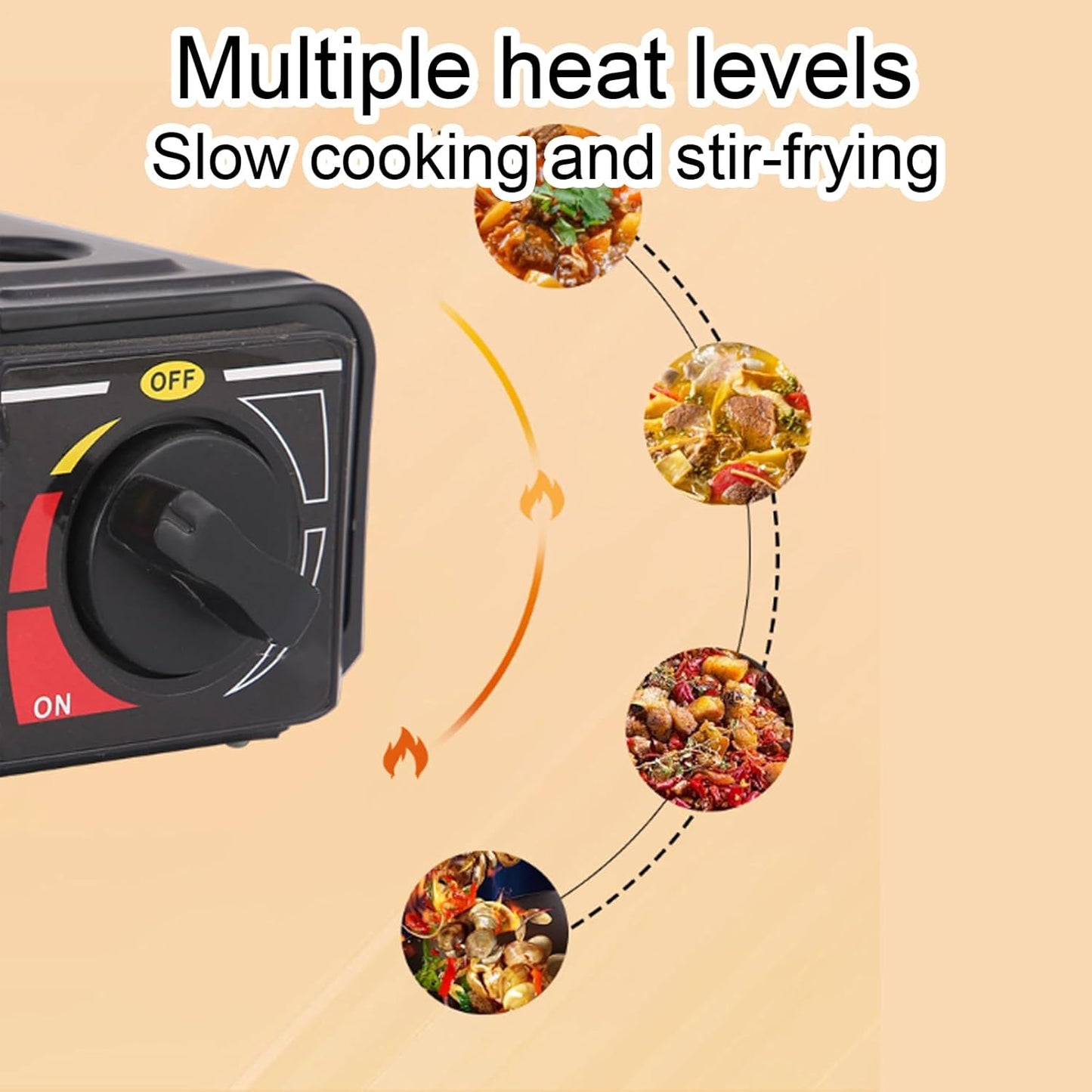 Camp Stove,Small Camping Stove Camp Cooker | Foldable Single Burner with Piezo Ignition, Windproof Cooker Outdoor Gear for Outdoor Cooking Travel Accessories