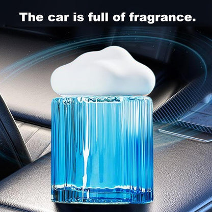 Car Fragrance Diffuser, Natural Air Freshener, Aromatherapy Car Diffuser with Stylish Cloud and Compact Design for Daily Commutes Road Trips or Long Drives, 1 Piece