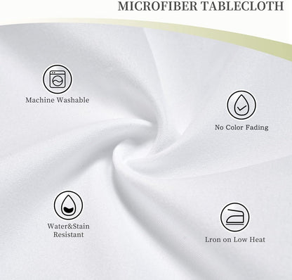 JEJEA Blue Scottish Tartan print Rectangle Tablecloth Waterproof Wrinkle Free Table Cloth For Kitchen Dining Tabletop