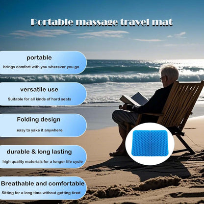 Loimon Portable Travel seat Cushions for Airplanes, Breathable Comfortable Seat Cushion,for Home,Office Chair, Car,Outdoor