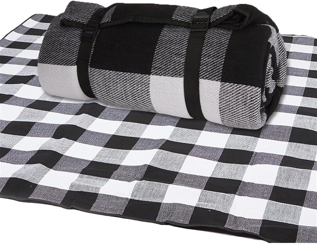 DAWNTREES Extra Large 200x200cm Picnic Mat Waterproof, Portable Picnic Mat, Sandproof Beach Mat, Suitable for Family Outdoor Camping Party, Park Mat for Grass Park, Hiking, Travel, Concerts