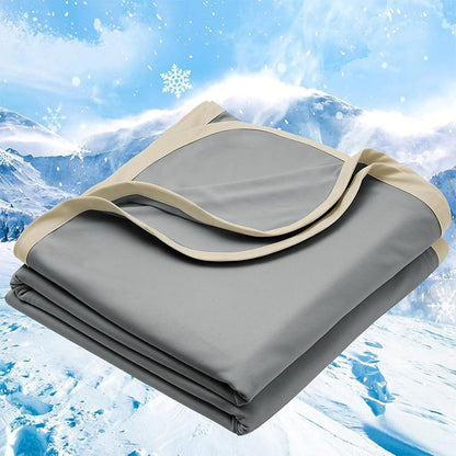 Ceprznvey Cooling Comforter, Breathable Blanket, Lightweight Sleep Sheet, Washable Travel Bedding, Soft Summer Layer, Hot Sleeper Solution, Air Conditioning Comforter, 90.16x78.74