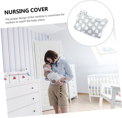 WATIIFUFU Nursing Cover for Baby Breastfeeding Breastfeeding Cover Privacy and Comfort Cotton Nursing Apron