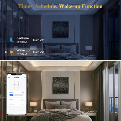 DiCUNO GU10 Smart Bulb, Color Changing LED Light Bulbs Compatible with Alexa and Google Home, Dimmable Spotlights with App Control, MR16, 5W (50W Equivalent), 450 Lumens, GU10 RGBCW, Pack of 4