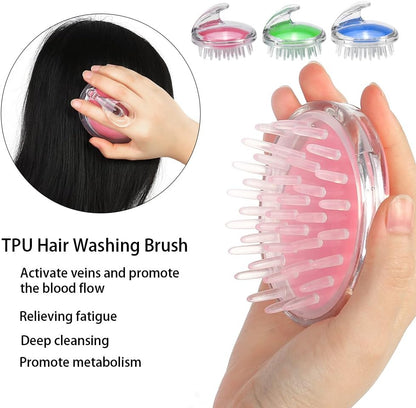 Scalp Massager, Hair Massager, Hair Care Shampoo Scalp Massager Shower Hair Brush Wash Massage Comb Beauty Tool()