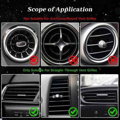 10PCS Bling Car Air Conditioner Decoration Strip for Vent Outlet, Rhinestone Car Air Vent Outlet Moulding Trim Strip, Bling Diamond Car Interior Accessories for Women and Girls