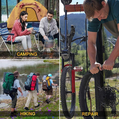Gifts For Men Dad Husband, Camping Multitool, All in One Hatchet Survival Gear W Hammer Screwdrivers Pliers Bottle Opener Durable Sheath, Fathers Day Birthday Christmas Hunting Hiking