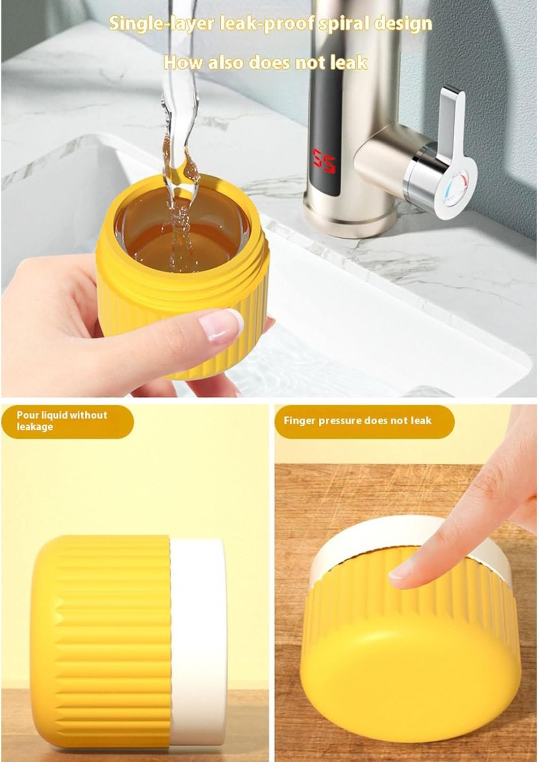 Silicone Toiletry Bottles â€“ Set of 4 Anti-Leak Bottles for Hygiene Items, Multipurpose Organizer for Creams, Lotions, Cosmetics and Medicines