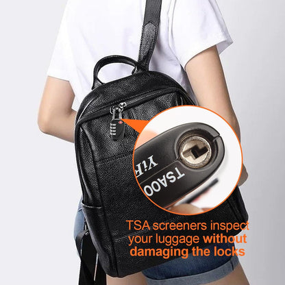 TSA Approved Luggage Combination Locks, T Tersely 4 Digit Combination Padlock with Alloy Body TSA Lock for Travel Bag, Suit Case, Lockers, Gym, Bike Locks or Other (4-Pack)
