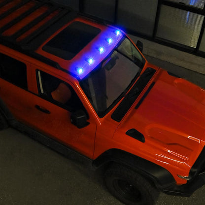 Generico Solar Powered Cab Lights, Cab Marker Light, 3.15x2.36x1.49 inches Portable Compact Smart Sensing Lighting, Waterproof Automotive Accessories, Ideal for Motorcycle Vehicles