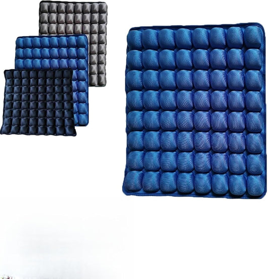 Sondur Travel Cushion, 2025 New 3D Self-Inflatable Air Cell Seat Cushion for Pressure Relief, Portable Cushion for Car Seat, Office Chair, Wheelchair(Blue)