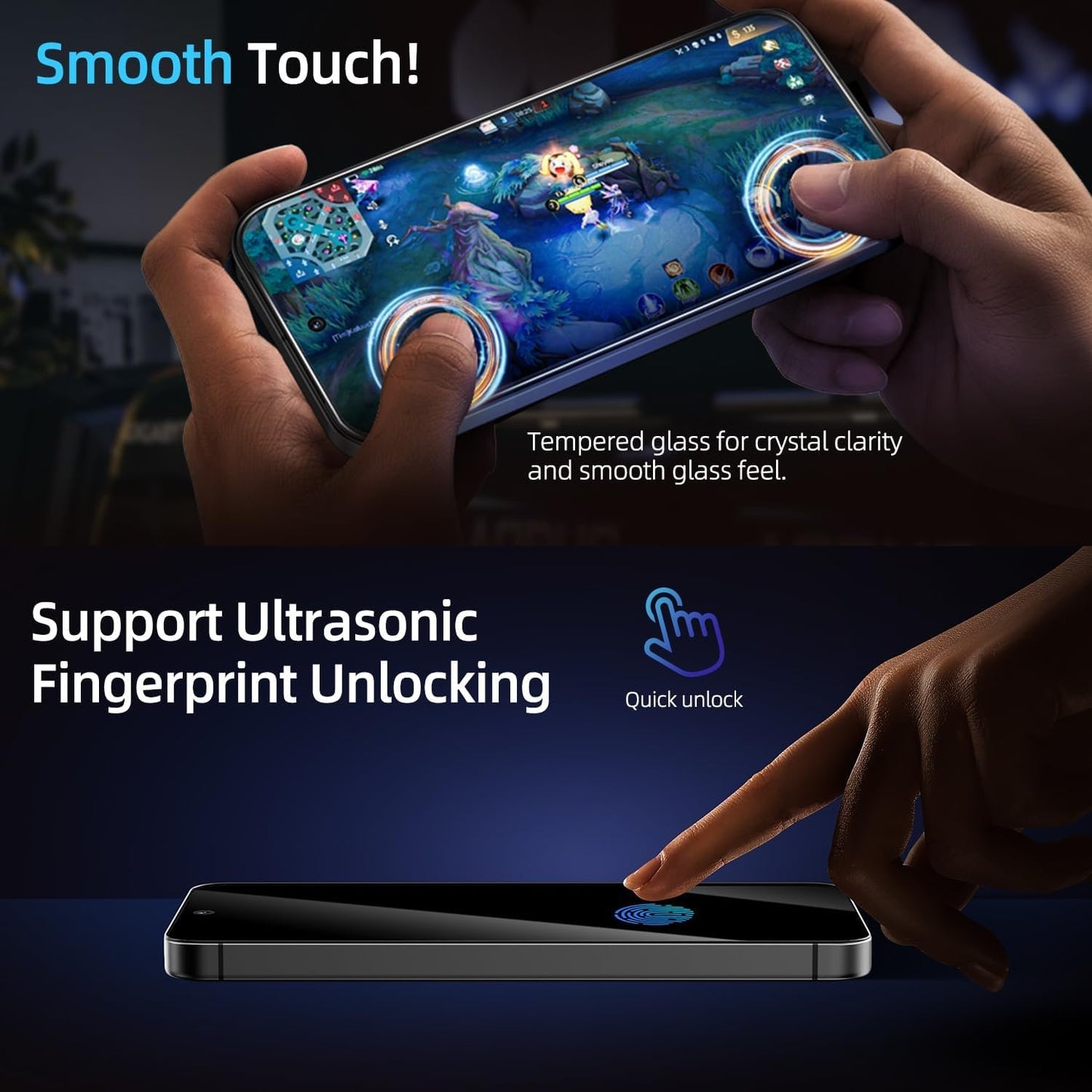 X-it for S25 Ultra Screen Protector [Non-Glass] Auto Alignment, Bubble-Free, Fingerprint ID Support,Case Friendly